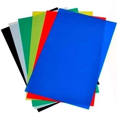 (22114) DHP TAPAS ENCUADERNACIÓN 450 MICRAS A4 POLIPROPILENO ROJO -PACK 100U-