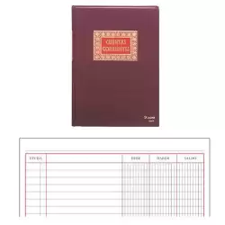 (09908) DOHE LIBRO DE CUENTAS CORRIENTES FOLIO NATURAL 100 HOJAS