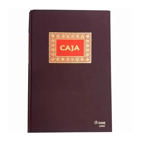 (09909) DOHE LIBRO CAJA DE CONTABILIDAD 100H NUMERADAS FOLIO NATURAL