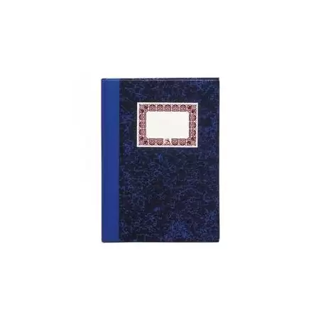 (09950) DOHE CUADERNO CARTONÉ 100H FOLIO NATURAL 70GR RAYADO HORIZONTAL AZUL