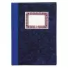 (09950) DOHE CUADERNO CARTONÉ 100H FOLIO NATURAL 70GR RAYADO HORIZONTAL AZUL