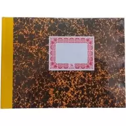 (09963) DOHE CUADERNO CARTONÉ CUENTAS CORRIENTES 100H CUARTO APAISADO 70GR MARRÓN