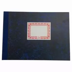 (09971) DOHE CUADERNO CARTONÉ 100H FOLIO APAISADO RAYADO HORIZONTAL 70GR AZUL