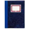 (09981) DOHE CUADERNO CARTONÉ 80H CUARTO NATURAL RAYADO HORIZONTAL 70GR AZUL