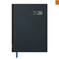 (11125-2026) DOHE AGENDA ANUAL SEGOVIA 14X20CM SV NEGRO 2026 CATALÁN