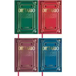 (11152-2026) DOHE DIETARIO CUARTO 15X21CM DP CARTÓN GELTEX C/SURTIDOS 2026