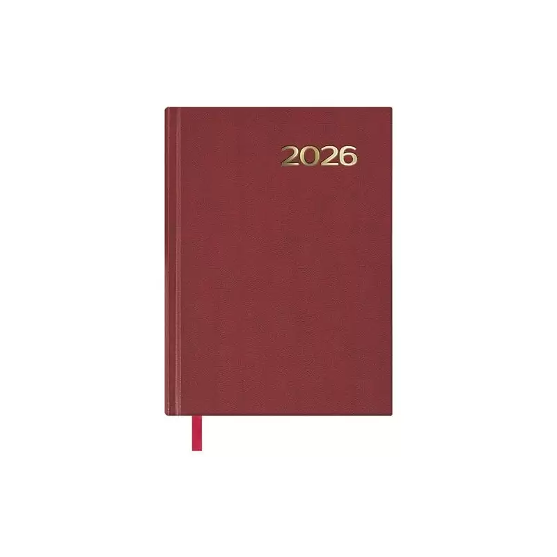 (11402-2026) DOHE AGENDA ANUAL SÍNTEX 14X20CM DP BURDEOS 2026