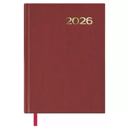 (11402-2026) DOHE AGENDA ANUAL SÍNTEX 14X20CM DP BURDEOS 2026