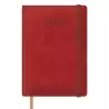 (12879-2026) DOHE AGENDA ANUAL SAMBA 15X21CM DP CIERRE C/GOMA ROJO 2026