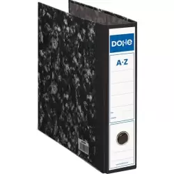(09117) DOHE ARCHIVADOR PALANCA ARCHINOVO A4 LOMO ANCHO CARTÓN FORRADO NEGRO JASPEADO