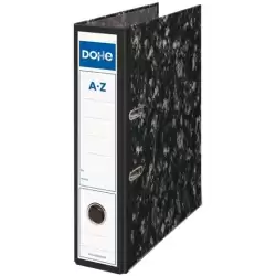 (09120) DOHE ARCHIVADOR PALANCA ARCHINOVO FOLIO LOMO ANCHO RADO CARTÓN FORRADO NEGRO JASPEADO