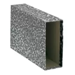 (09144) DOHE FUNDA ARCHIVADOR ARCHINOVO CUARTO APAISADO LOMO ANCHO CARTÓN FORRADO NEGRO JASPEADO
