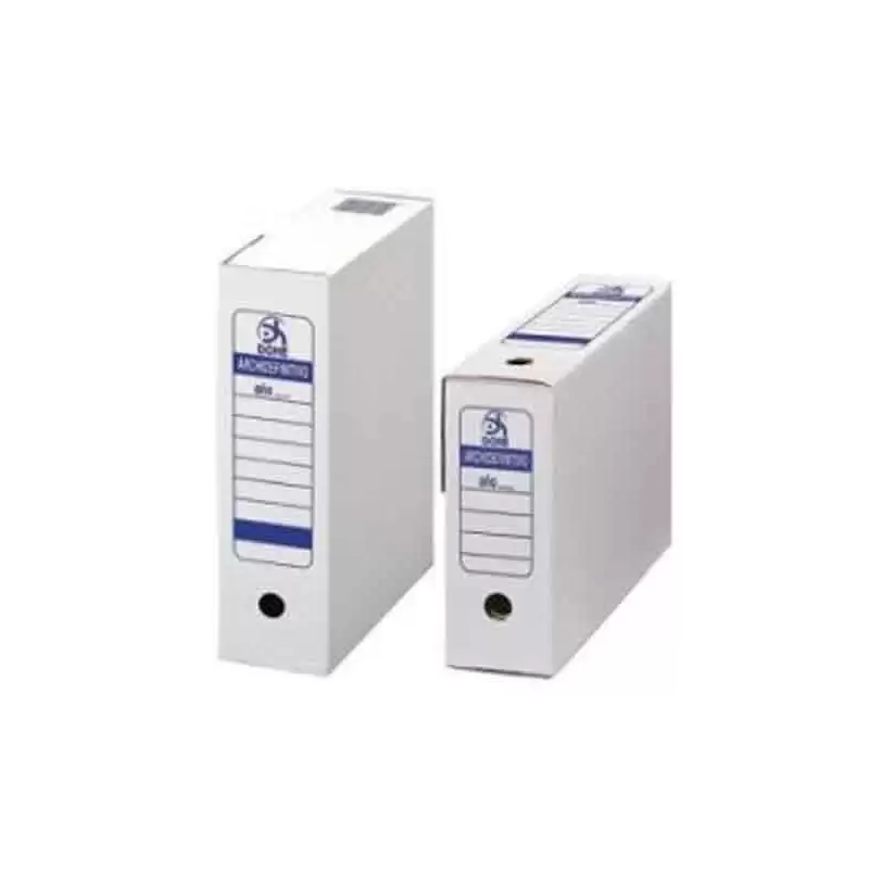 (09151) DOHE CAJA ARCHIVO DEFINITIVO FOLIO MONTAJE RÁPIDO CARTÓN BLANCO PACK 50 UD