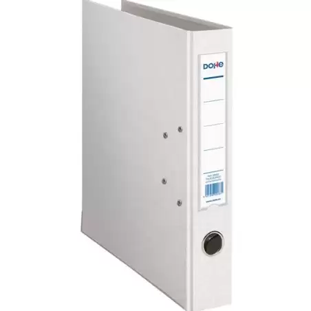 (09483) DOHE ARCHIVADOR PALANCA ARCHICOLOR FOLIO LOMO ESTRECHO RADO CARTÓN FORRADO PP BLANCO