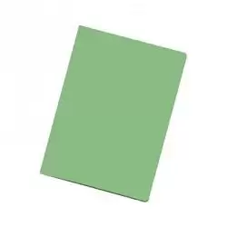 (10239) DOHE SUBCARPETA CARTULINA VERDE SUAVE A4 FASTENER 180GR -50U-
