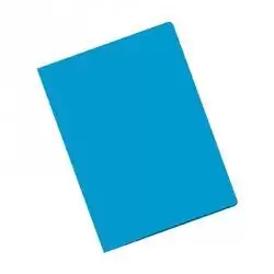 (10245) DOHE SUBCARPETA CARTULINA AZUL INTENSO FOLIO FASTENER 180GR -50U-