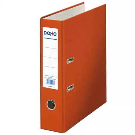 (90126) DOHE ARCHIVADOR PALANCA ARCHICOLOR FOLIO LOMO ANCHO RADO CARTÓN FORRADO PP NARANJA