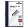 (220007) DURABLE CARPETA DOSSIER PINZA DURACLIP 30 AZUL OSCURO A4 -25U-
