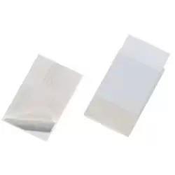 (807919) DURABLE POCKETFIX BOLSA DE 10 FUNDAS AUTOADHESIVAS 90X57MM PVC TRANSPARENTE -10U-