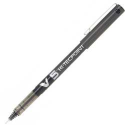 (BX-V5-B) PILOT ROLLER TINTA LÍQUIDA V-5 HI-TECPOINT NEGRO