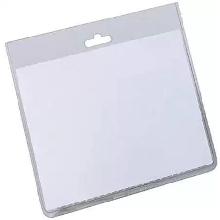 (813519) DURABLE PORTANOMBRES PARA IDENTIFICACIÓN 60X90MM PLÁSTICO TRANSPARENTE -20U-
