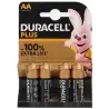 (940279) DURACELL PILAS POWER PLUS LR06 ALCALINAS AA 1.5V PACK-4