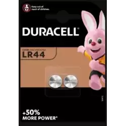 (950383) DURACELL PILA ALCALINA ESPECIAL LR44 DE BOTÓN 1