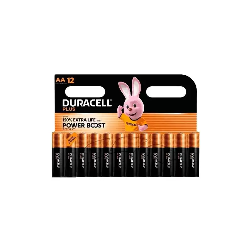 (DPBLR6B12) DURACELL PILAS PLUS POWER  BOOST LR06 ALCALINAS AA 1.5V BLISTER 12
