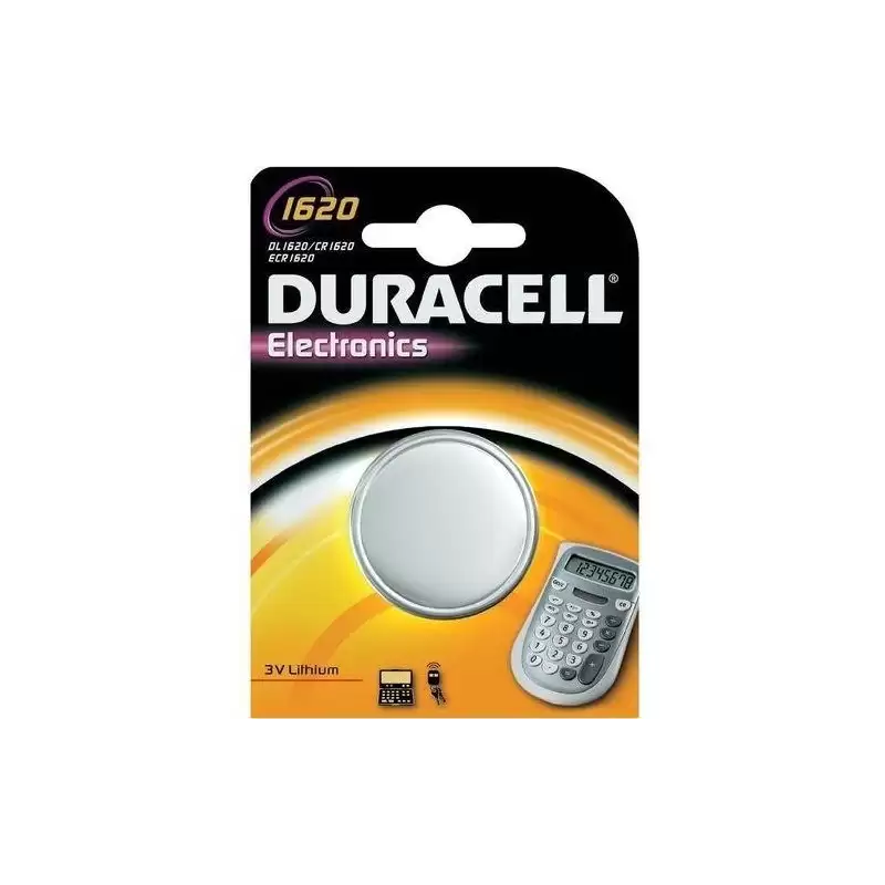 (DRB1620) DURACELL PILAS PLANAS DE LITIO 3V - CR1620 BLISTER 1 UNIDAD