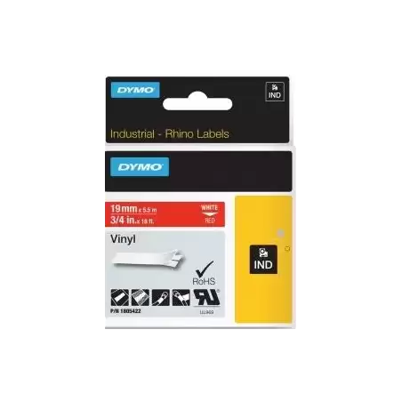 (1805422) DYMO RHINO CINTA DE ETIQUETAS INDUSTRIAL ADHESIVA ID1-19