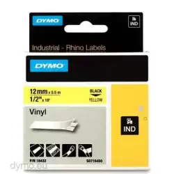 (18432) DYMO RHINO CINTA DE ETIQUETAS INDUSTRIAL ADHESIVA ID1-12
