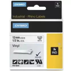 (18444) DYMO RHINO CINTA DE ETIQUETAS INDUSTRIAL ADHESIVA ID1-12