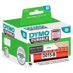 (2112290) DYMO CINTA ADHESIVA DURABLE LABELWRITER LABELS 102X59MM  NEGRO SOBRE FONDO BLANCO