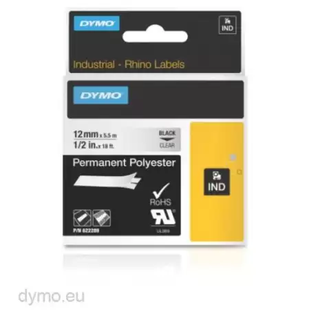 (622289) DYMO RHINO CINTA DE ETIQUETAS INDUSTRIAL ADHESIVA ID1-12