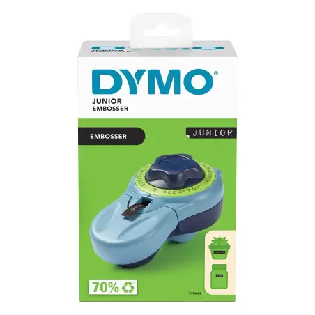 (S0717910/2174604) DYMO ETIQUETADORA - ROTULADORA MANUAL JUNIOR AZ AZUL