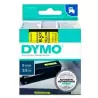 (S0720730) DYMO CINTA DE TRANSFERENCIA TERMICA D1 40918. NEGRO SOBRE AMARILLO DE 9MMX7M. POLIESTER AUTOADHESIVA