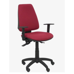 (14SBALI933B10) PIQUERAS Y CRESPO SILLA ELCHE S BRAZOS REGULABLES BALI GRANATE