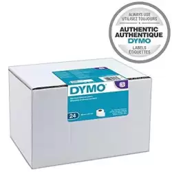 (S0722360) DYMO CINTA DE ETIQUETAS DE ENVÍO BLANCO DE 28X89MM (24 ROLLOS) PARA ROTULADORA LABELWRITER