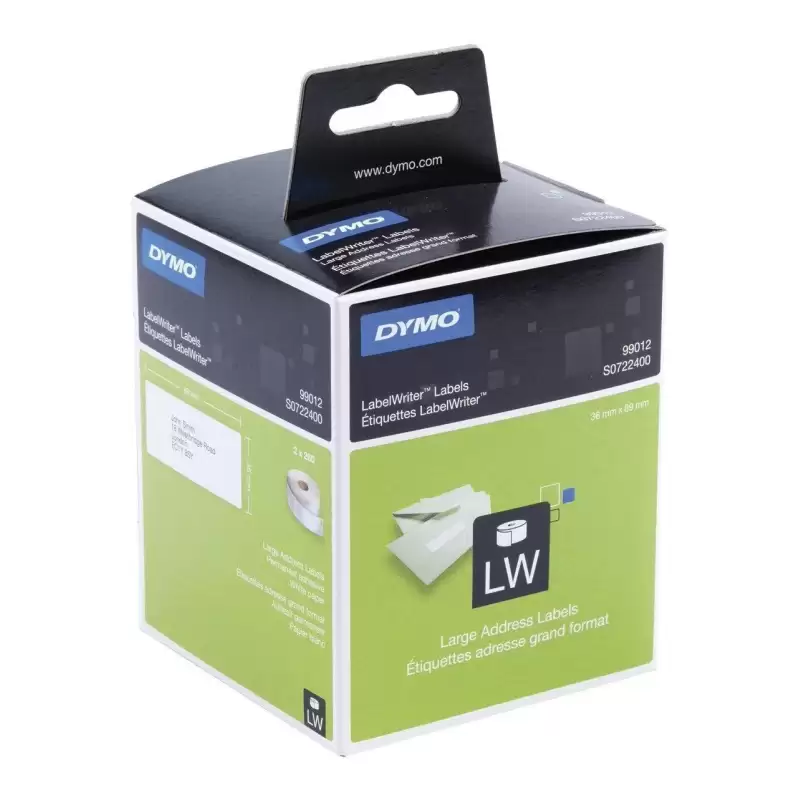 (S0722400) DYMO ETIQUETAS DE TRANSFERENCIA TERMICA LABEL WRITER 99012