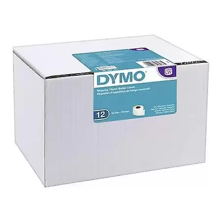 (S0722420) DYMO CINTA DE ETIQUETAS DE ENVÍO BLANCO DE 54X101MM (12 ROLLOS) PARA ROTULADORA LABELWRITER