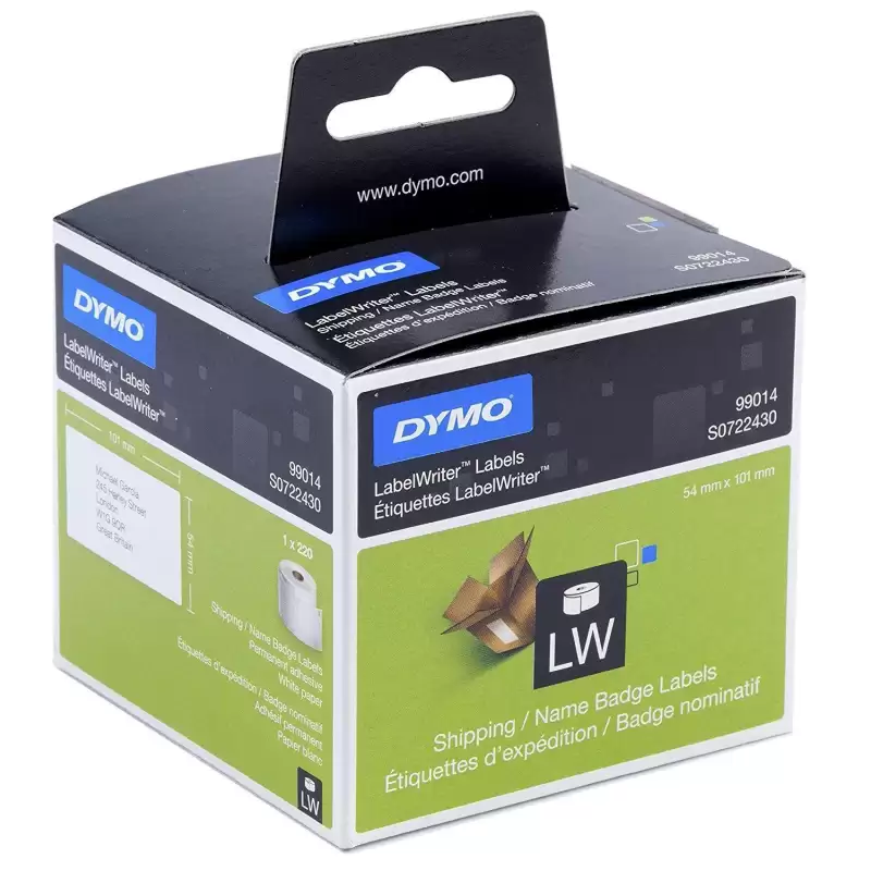 (S0722430) DYMO ETIQUETAS DE TRANSFERENCIA TERMICA LABEL WRITER 99014
