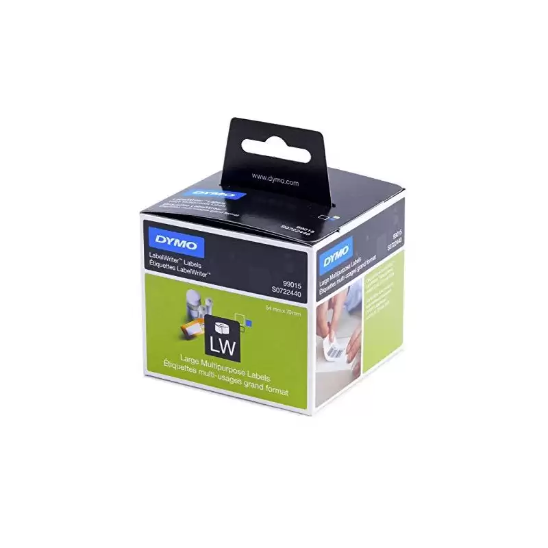 (S0722440) DYMO PACK DE ETIQUETAS DE DISCO BLANCO