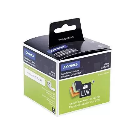 (S0722470) DYMO CINTA DE ETIQUETAS LOMO ARCHIVADORES DE 38X190MM (110 PÁGINAS) PARA ROTULADORA LABELWRITER
