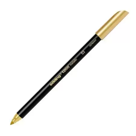 (1200-53) EDDING ROTULADOR 1200 PUNTA FINA ORO METÁLICO