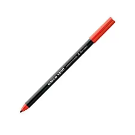 (1300-02) EDDING ROTULADOR 1300 TRAZO MEDIO ROJO