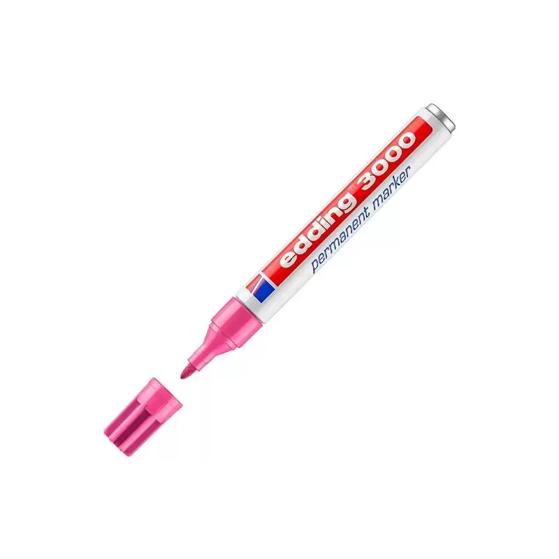 (3000-09) EDDING MARCADOR PERMANENTE 3000 ROSA