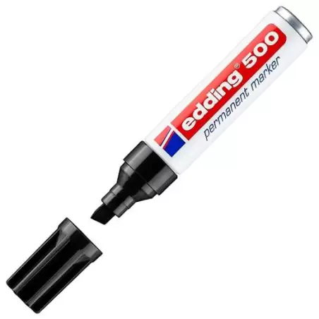 (500-01) EDDING MARCADOR PERMANENTE 500 NEGRO