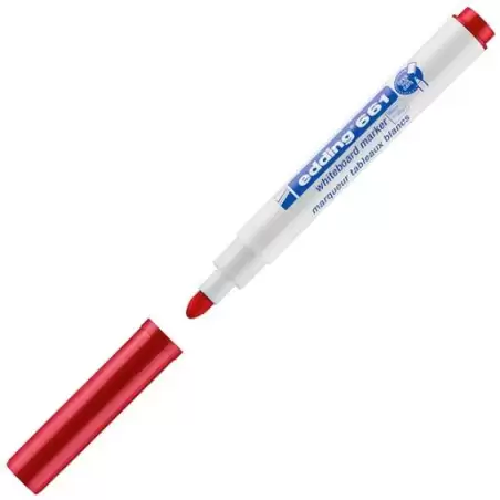 (661-02) EDDING MARCADOR PIZARRA BLANCA 661 ROJO