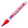(750-02) EDDING MARCADOR PERMANENTE 750 TINTA OPACA BRILLANTE ROJO