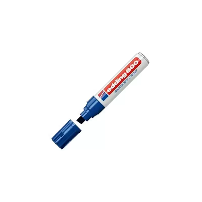 (800-3) EDDING MARCADOR PERMANENTE 800 AZUL